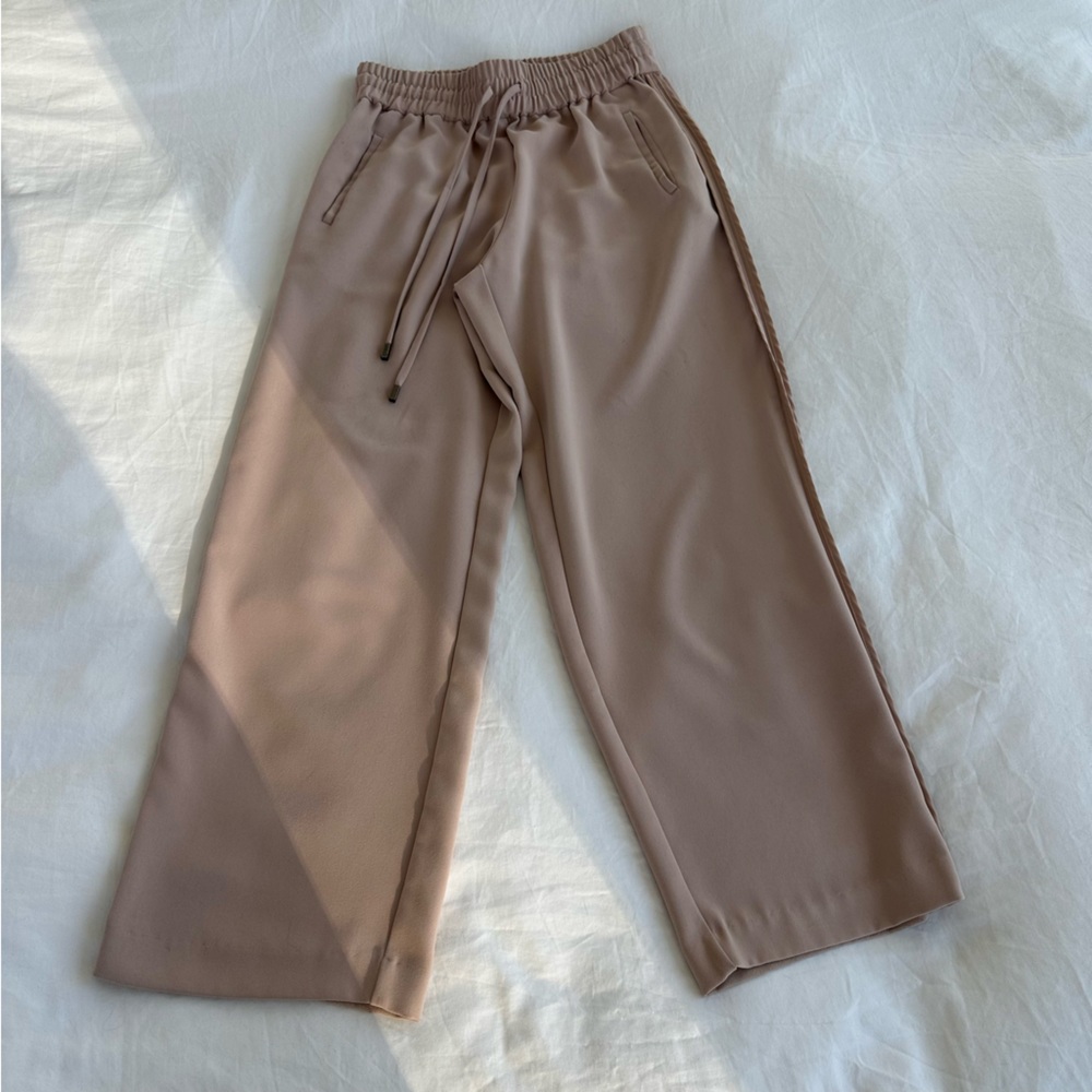 Zara nude trousers